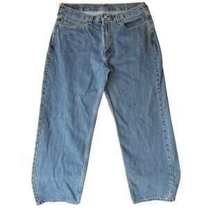 Levi’s Men Jeans 550 Size W36xL30 Blue Straight Leg Mid Rise